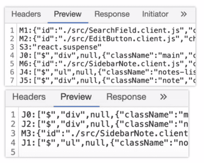 Screenshot of RSC data type
